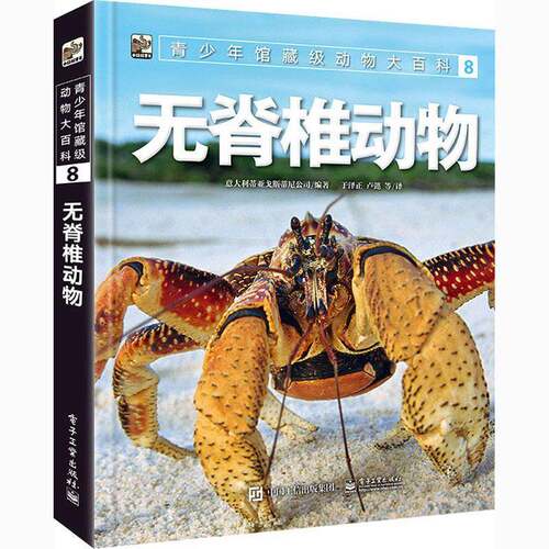 RT现货速发 青少年馆藏级动物大百科 8 无脊椎动物9787121378126 意大利蒂亚戈斯蒂尼公司电子工业出版社自然科学书籍 - 封面