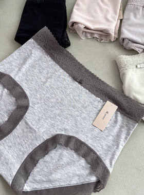 小兰裙新款R080螺纹蕾丝花边性感petite内裤女纯棉裆