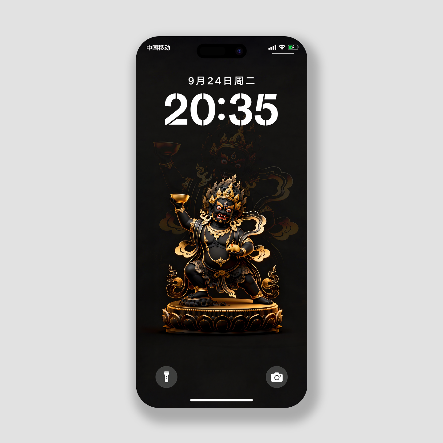 唐卡黑财神招财手机壁纸超高清壁纸iPhone苹果华为小米发财锁屏保