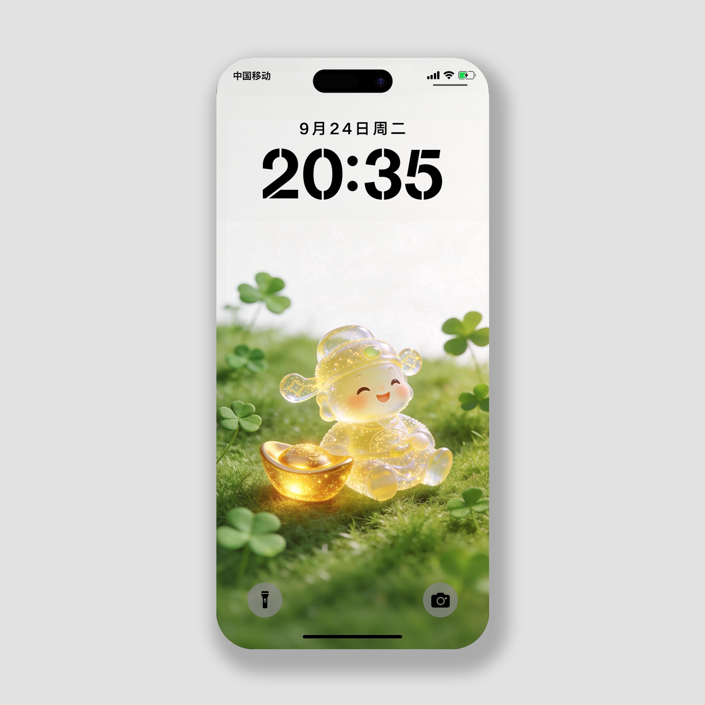 治愈财神手机壁纸招财高清壁纸能量苹果华为小米手机主题锁屏保