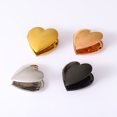 跨境个性简约可放相片 Photo Locket 项链不锈钢桃心相盒吊坠项链