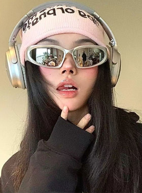 赛博朋克未来科技感眼镜个性时髦