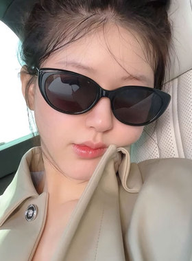 简约个性猫眼墨镜女潮赵露思同款