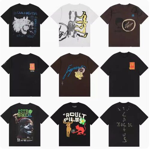 TravisScott短袖TS联名款嘻哈高