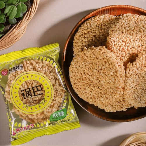 草湖食品浙江宁波特产500g锅巴