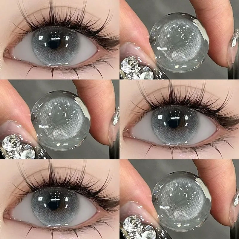 灰色美瞳日抛30片小直径一次性自然款隐形眼镜旗舰店官方正品5xx