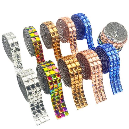 自粘玻璃钻石贴纸汽车水钻自粘贴服饰手工艺品DIY服装辅料装饰品