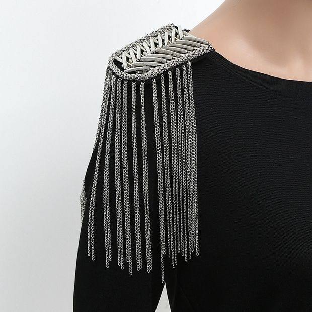 时尚复古肩膀装饰金属流苏肩章大衣西装外套肩饰舞台演出走秀配饰,饰品/流行首饰/时尚饰品新,胸针,淘宝优惠券,粉丝福利购,淘宝优惠卷