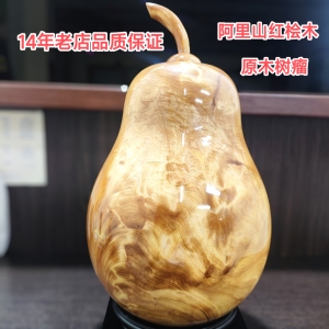 台湾桧木葫芦居家摆件