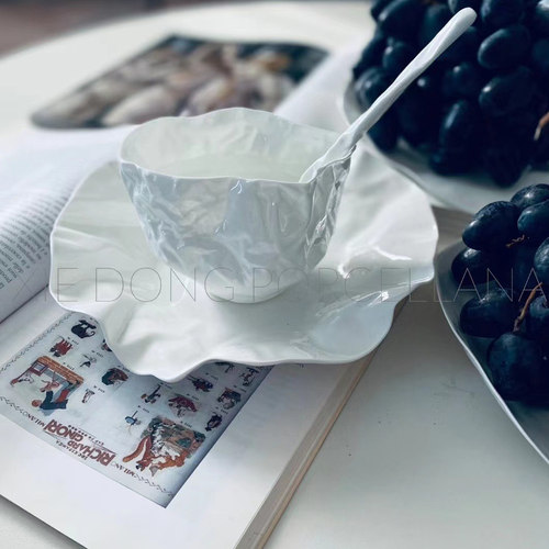 意大利品牌设计师谢东骨瓷咖啡杯