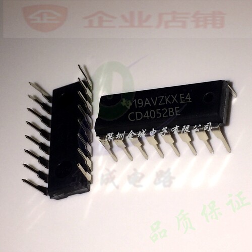CD4052BE  DIP-16全新原装现货  多路复用器/信号分离器 CD4052,