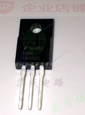 19N20C  TO220F全新原装现货19A200V  FQPF19N20C 可含税