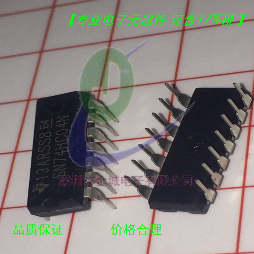 SN74HC04N DIP14全新进口 逻辑芯片 HD74LS04P 74HC04N