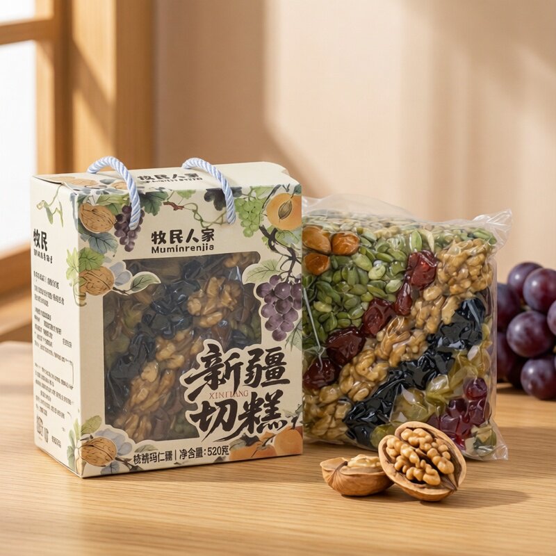 牧民人家新疆切糕特产纯玛仁糖传统糕点饱腹食品大块切糕新疆发货