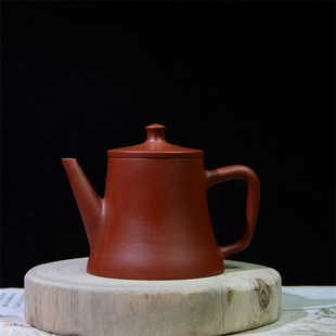 闻思堂 开运壶潮州朱泥手拉壶工夫茶壶纯手工紫砂壶功夫茶具120ml