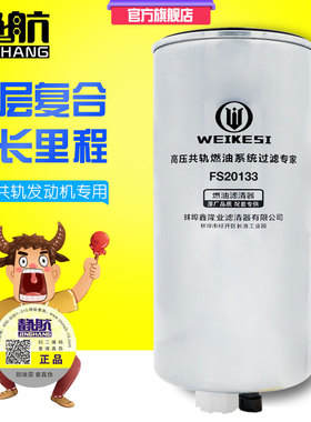 1125303-T12M0柴柴适配东风天龙康滤芯明斯 FS20133燃油水分离器