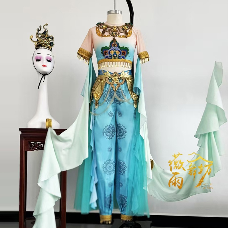 遇见敦煌古典舞蹈演出服成人民族