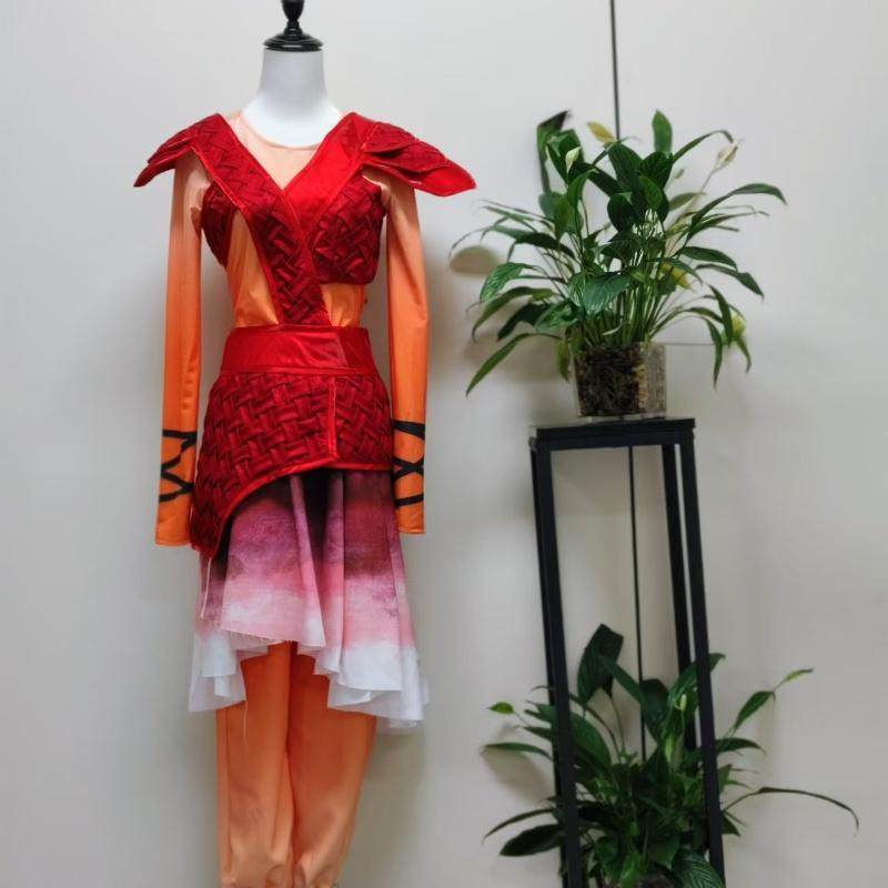 儿童演出服小荷啜力舞蹈服