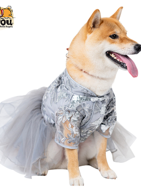 独家可定制宠物狗狗猫咪柴犬柯基贵宾结婚礼服裙蓬蓬裙婚纱公主裙