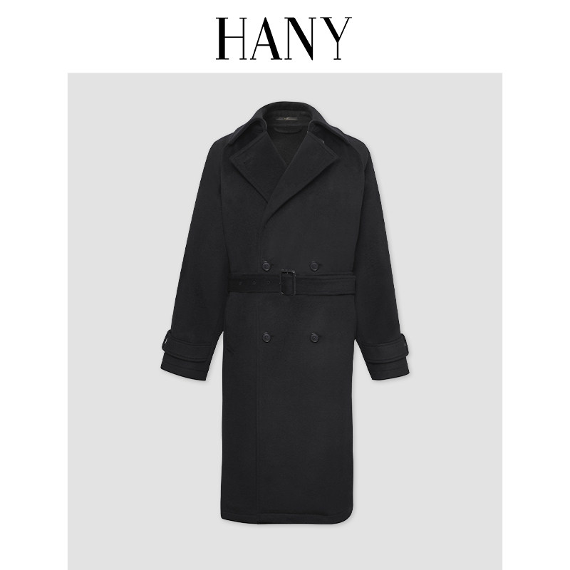 【断码清仓】HANY汉尼复古加长羊毛大衣外套加厚长款男士商务风衣,男装,毛呢大衣,淘宝优惠券,粉丝福利购,淘宝优惠卷