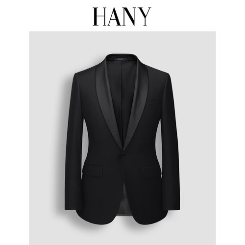 HANY汉尼羊毛西装西服外套正装