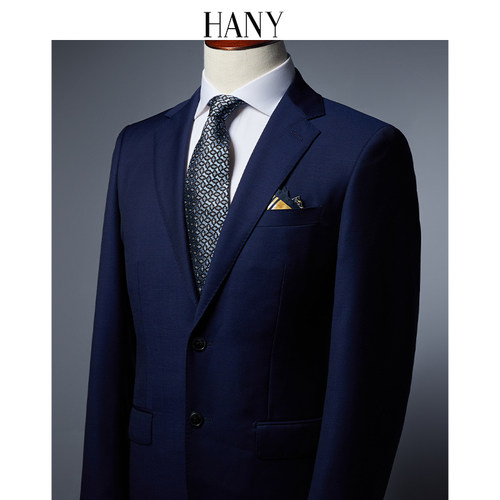 HANY汉尼纯羊毛西服男外套