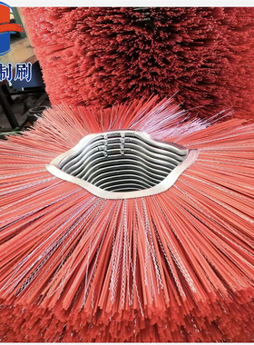 环卫清扫车扫路刷205550扫雪刷片钢丝混合清雪滚刷片装载机毛刷片