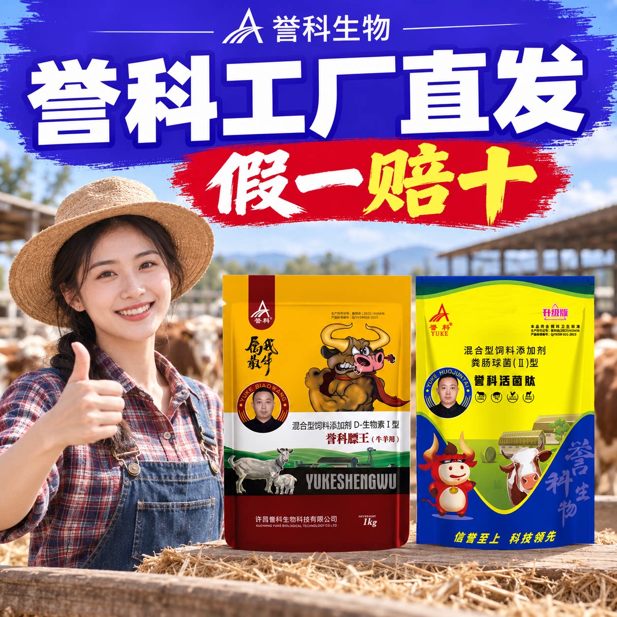 肉牛催肥拉骨架誉科膘王活菌肽