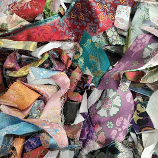 真丝宋锦蜀锦香云纱刀口料发夹布料特价没有大的不挑款式随机发