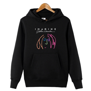 红韩高品质纯棉卫衣秋冬厚款 约翰列侬IMAGINE披头士摇滚音乐周边