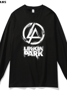 林肯公园T恤上衣秋装男女linkin park欧美音乐摇滚乐队潮纯棉宽松