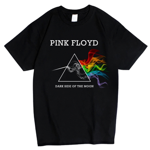 红韩Pink Floyd 短袖T恤 复古摇滚月之暗面平克弗洛伊德 大码纯棉