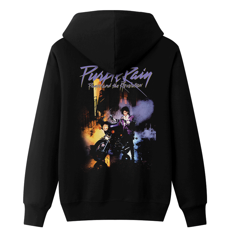 红韩王子紫雨专辑美国潮音乐卫衣