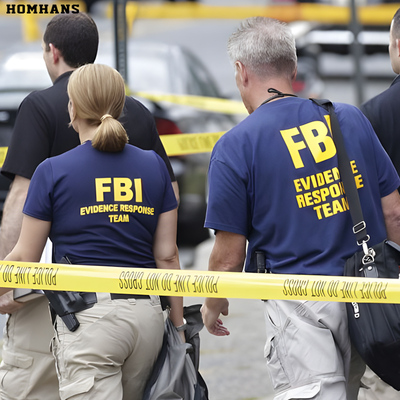 FBI证据响应小组纯棉短袖T恤宽松