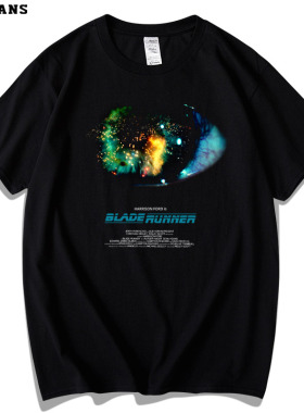 银翼杀手 科幻电影周边 Blade Runner T恤纯棉短袖潮流圆领宽松夏