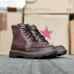 年终特惠现货Clarks其乐休闲高帮系带马丁耐磨保暖骑士沙漠靴男靴