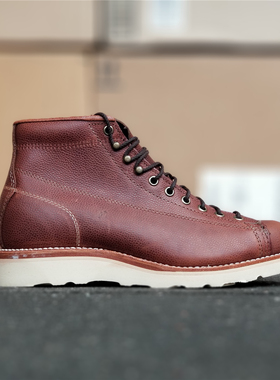 绝版Chippewa1901G37美产手工固特异V底高帮短脸靴工装靴马丁男靴