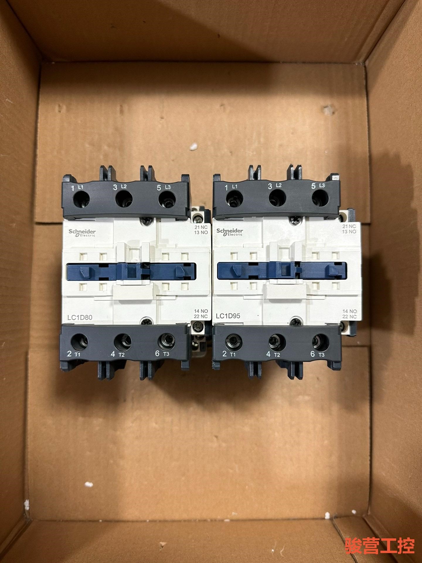 施耐德LC1D80 95交流接触器 线圈电压220v 原装拆骏营商贸-议价