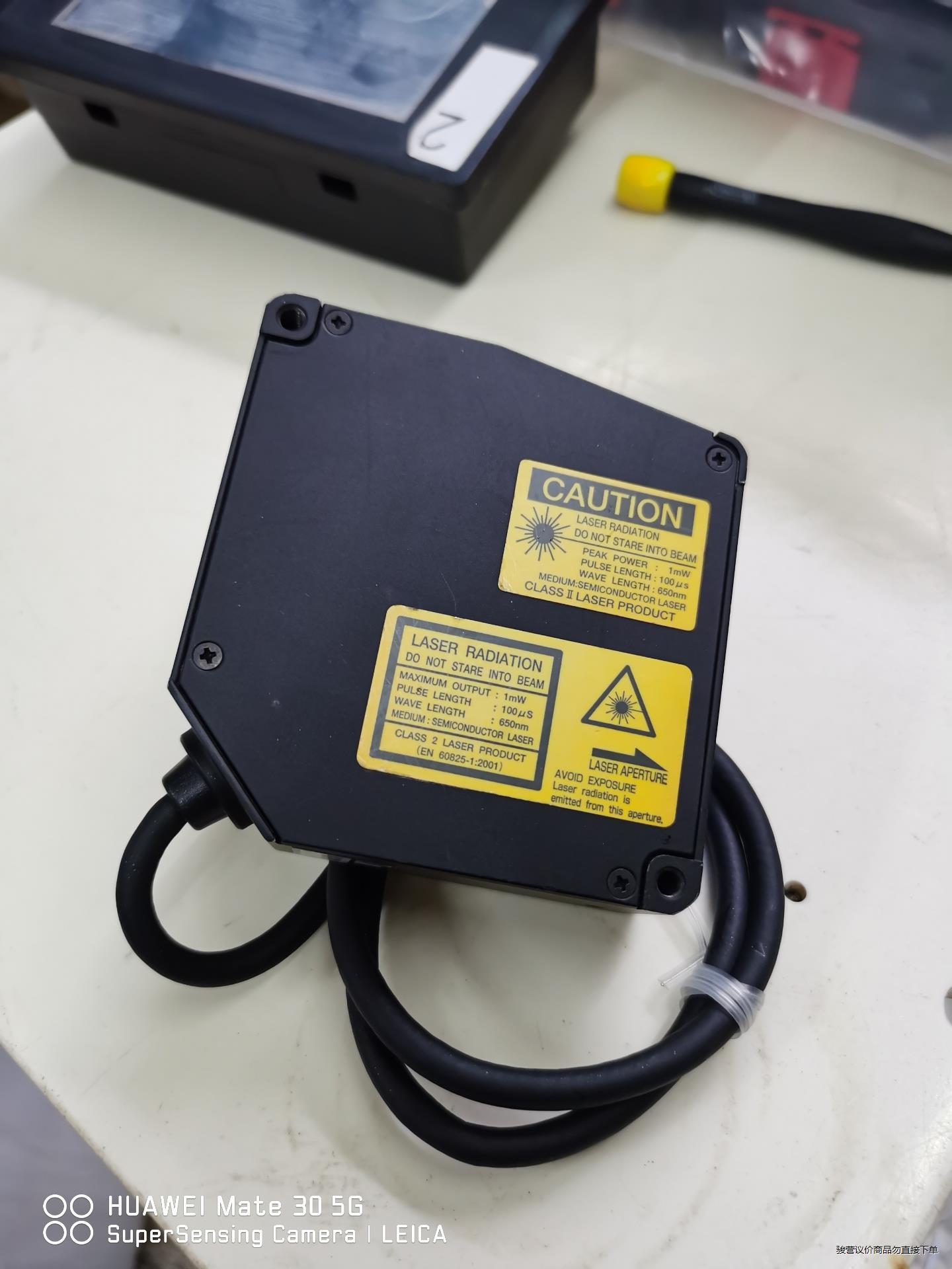 95成新 KAIS KL2-10激光位移传感器 拆机件功能完