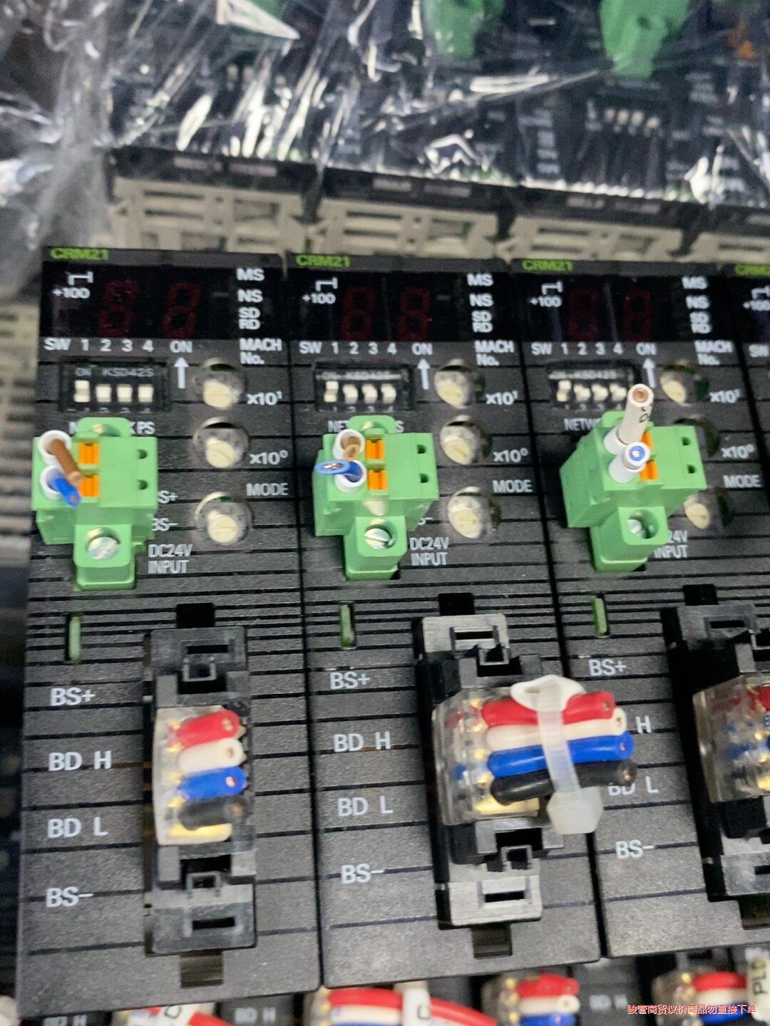 OMRON模块 PLC CJ1W-CRM21 成色新 议价骏营议价商品