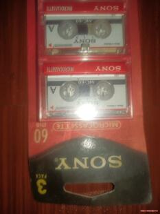 全新索尼微型采访机磁带，型号MC—60，原装未拆封的(议价商品）