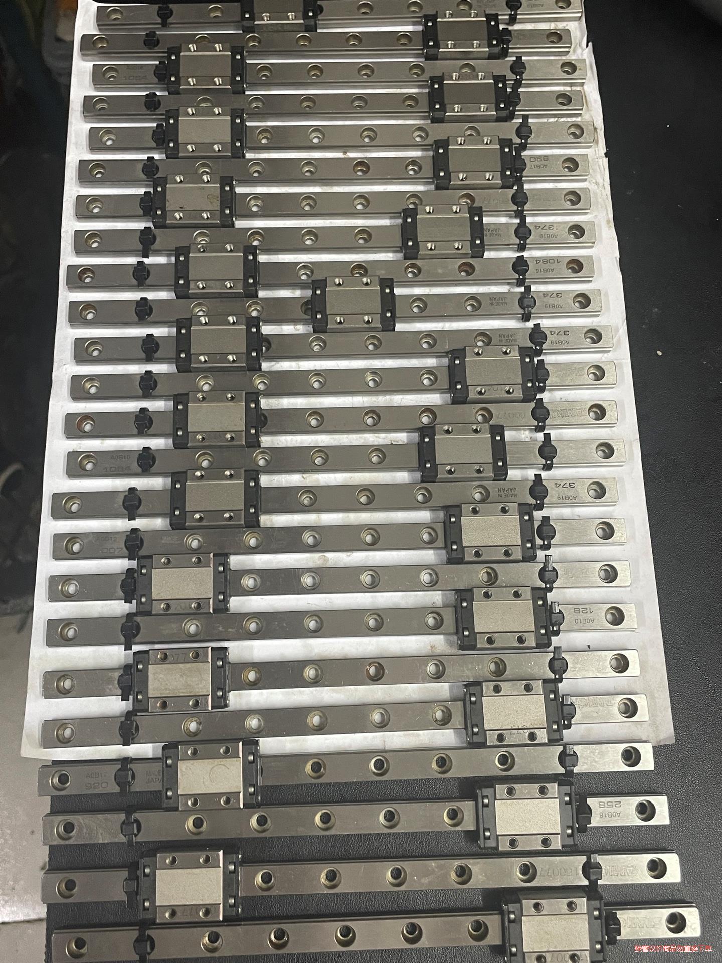 THK滑块，滑块型号RSR9KM轨道宽9mm，总长约195m(议价商品）