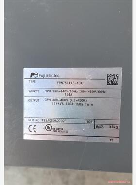 富士G11 75KW变频器FRN75G11S-4CX(议价商品）
