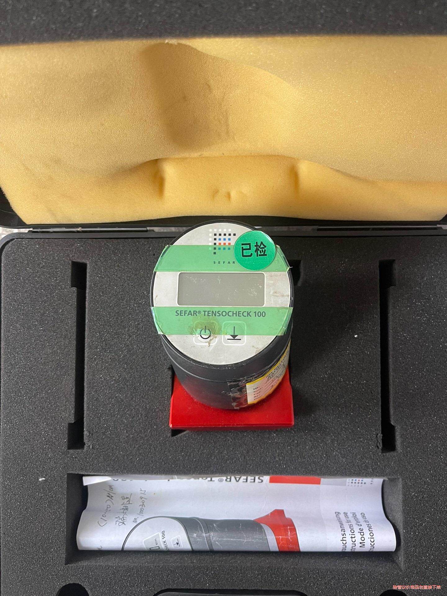 SEFAR赛发数显网纱张力计！ Tensocheck 100(议价商品）