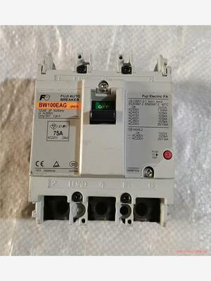 富士断路器BW100EAG 3P075A  75A拆机包好(议价商品）