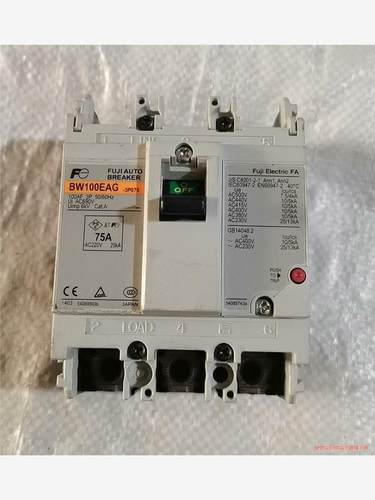富士断路器BW100EAG 3P075A  75A拆机包好(议价商品）