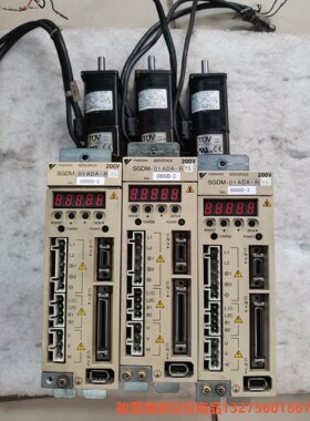 拆机安川伺服驱动器SGDM-01ADA-RY5，马达SGMA骏营商贸—议价