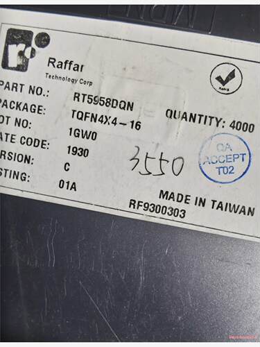 RT5958DQN 芯片 LED显示屏芯片(议价商品）