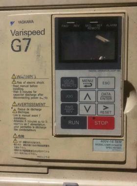 安川G718.5kw，正品二手拆机，功能正常。(议价商品）
