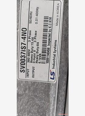 LG IS7 3.7KW变频器SV0037IS7-4NO原装(议价商品）